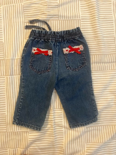 Vintage Keiki Coquette Denim Pants