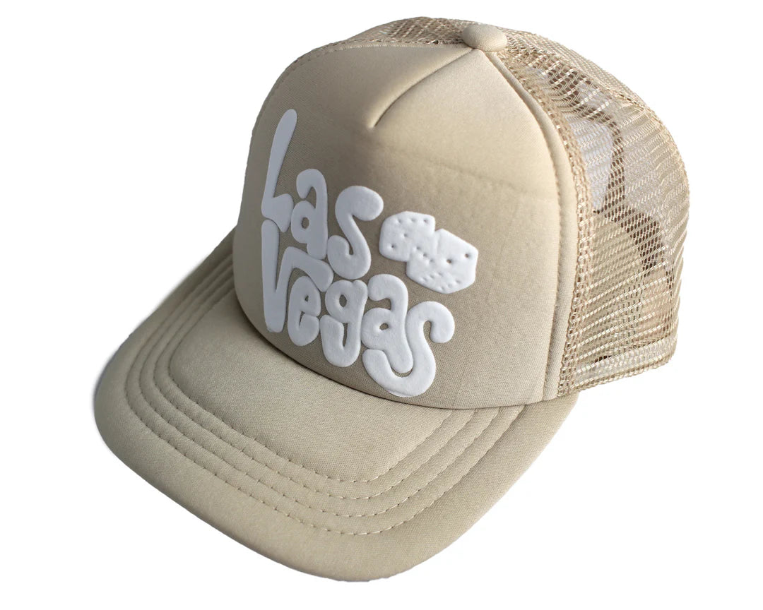 Las Vegas Puff Print Foam Trucker Hats (Adult & Kids)