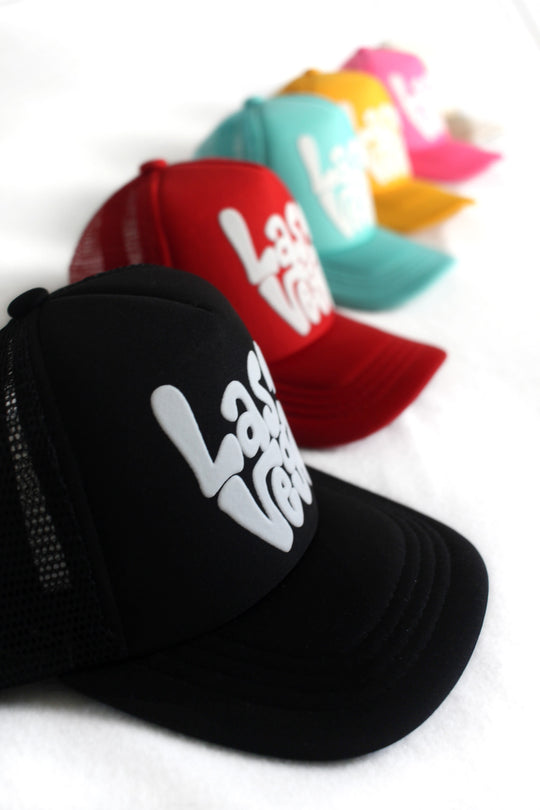 Las Vegas Puff Print Foam Trucker Hats (Adult & Kids)