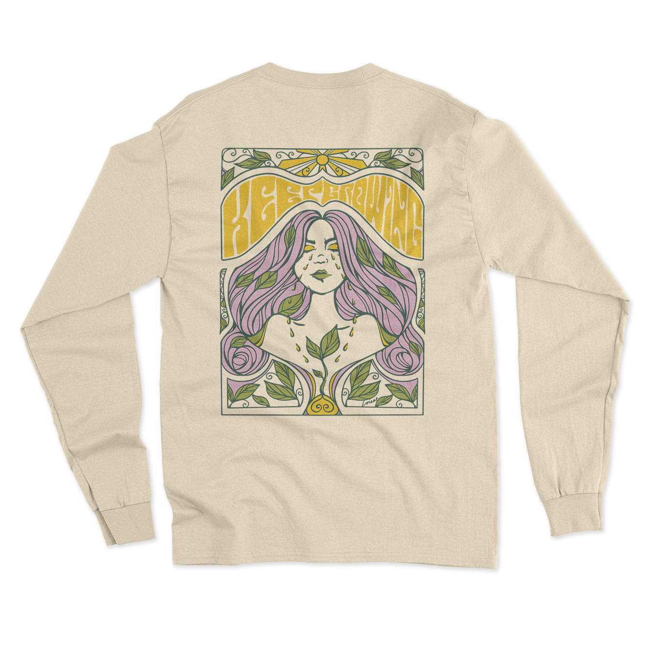 "Keep Growing" Lightweight Long Sleeve