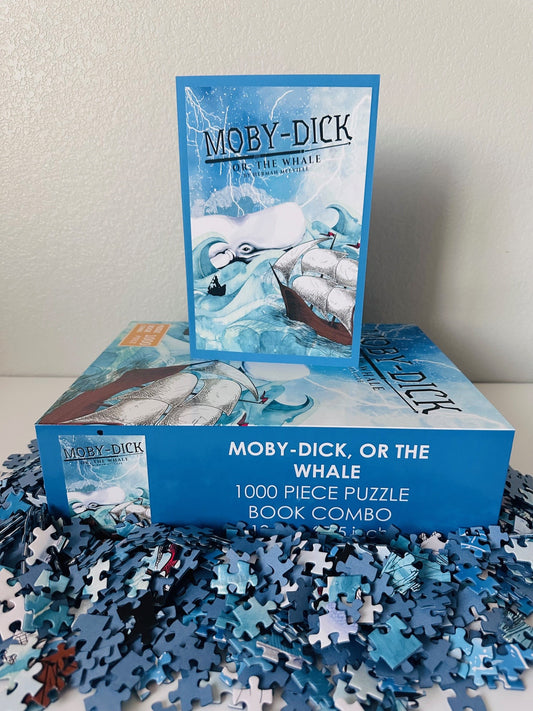 Moby Dick 1000 piece jigsaw puzzle book combo