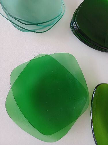 Recycled Glass Plate - Square