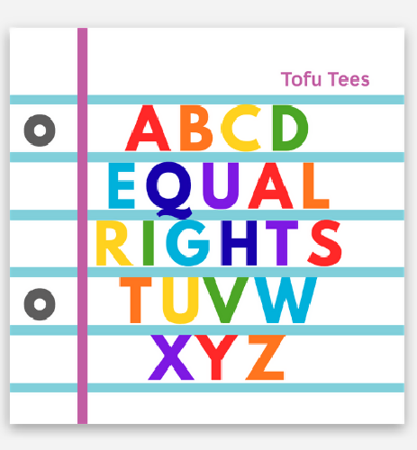 ABCD Equal Rights Sticker