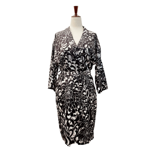 Black Chrysanthemum - Artist Edition Kimono
