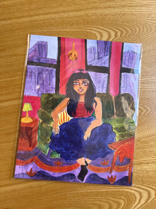 "In the City" Art Print