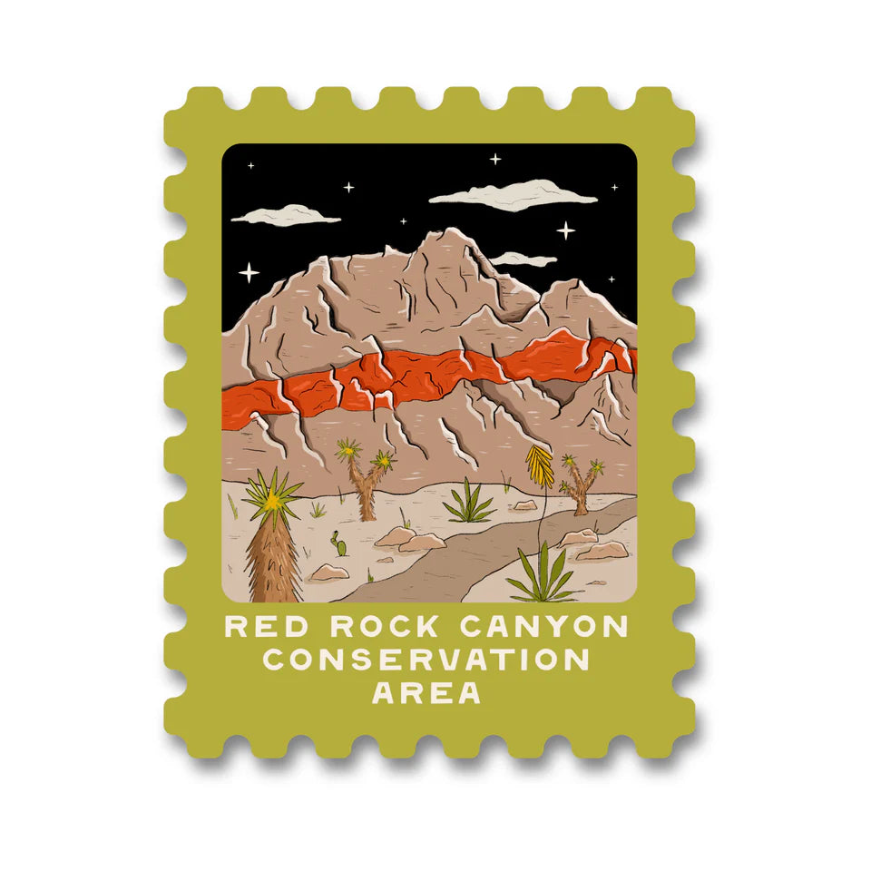 Red Rock Canyon Vinyl Sticker