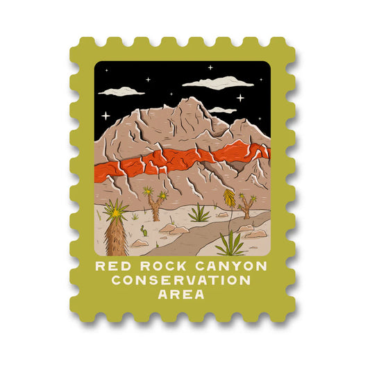 Red Rock Canyon Vinyl Sticker