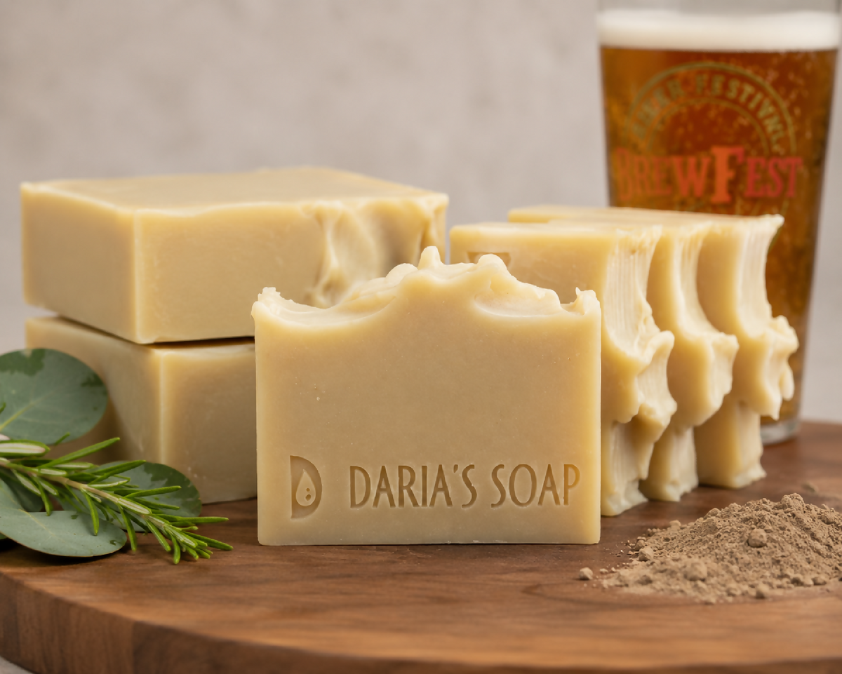 IPA Soap with Rhassoul Clay (Shampoo, Shaving and Body Soap 3-in-1 )