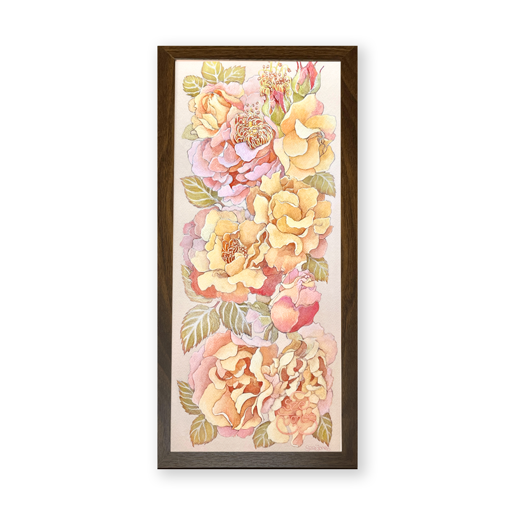 Radiant Rose - Framed Art