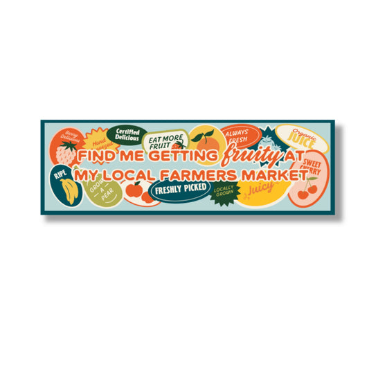 Farmers Market Bumper Sticker