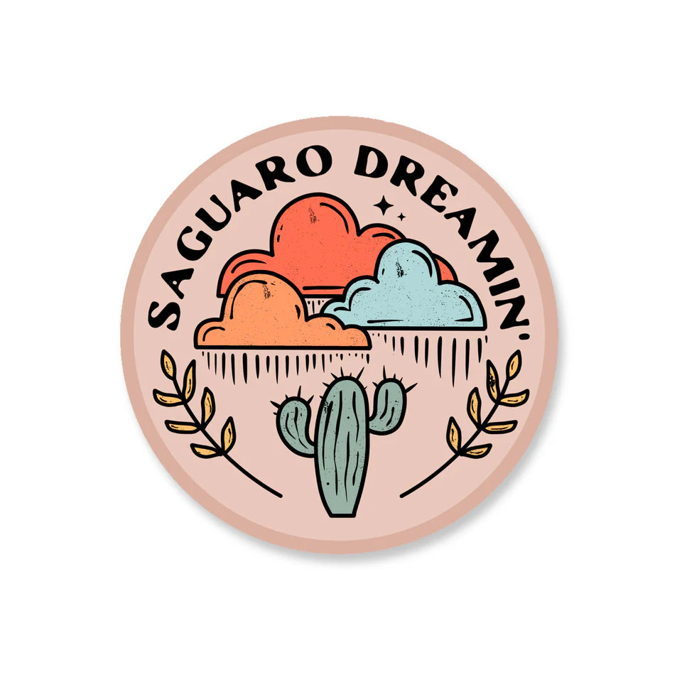 Saguaro Dreamin' Vinyl Sticker