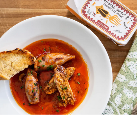 Stuffed squids portuguese style