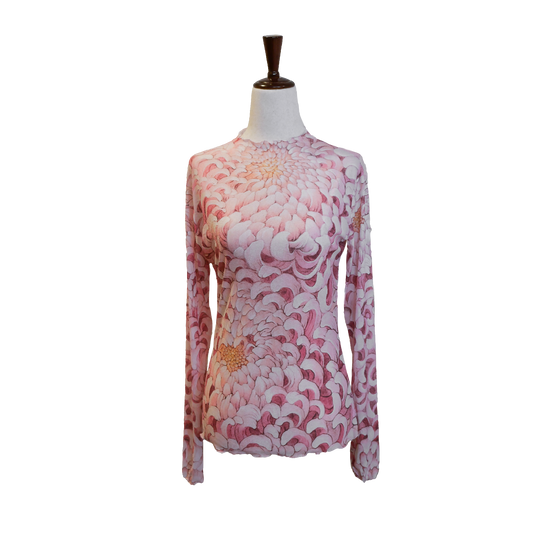 Chrysanthemum - Artist Edition Sheer Blouse