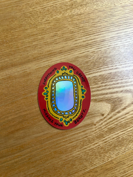 "Mirror" Sticker