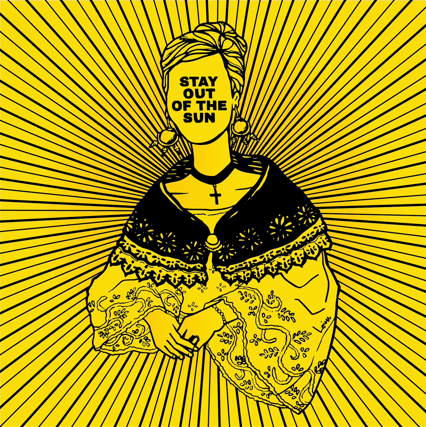 "Stay out of the Sun" Sticker