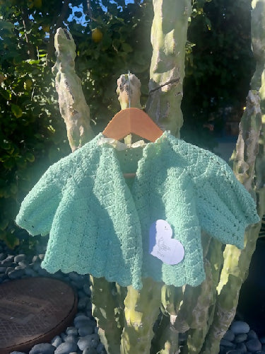 Vintage Keiki Mint Cardigan