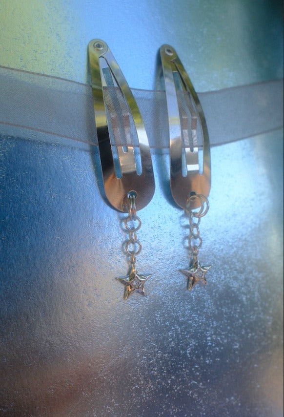 Molten Star Hair Clips