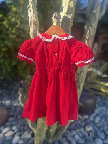 Vintage Keiki Red Dress by Little Miss Heidi
