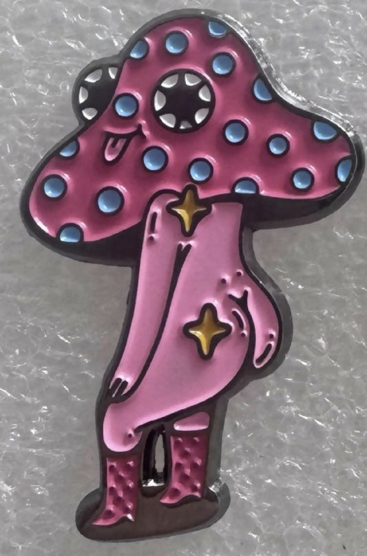 Booty Mushroom Pin