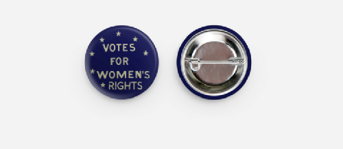 Votes For Women's Rights Pin