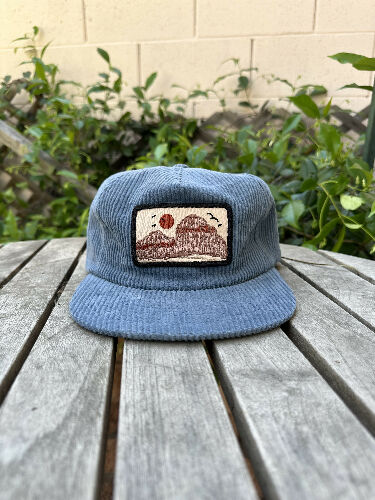 Red Rock Patch Corduroy Hats