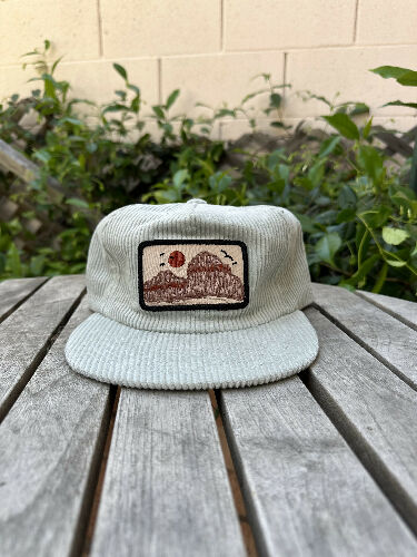 Red Rock Patch Corduroy Hats