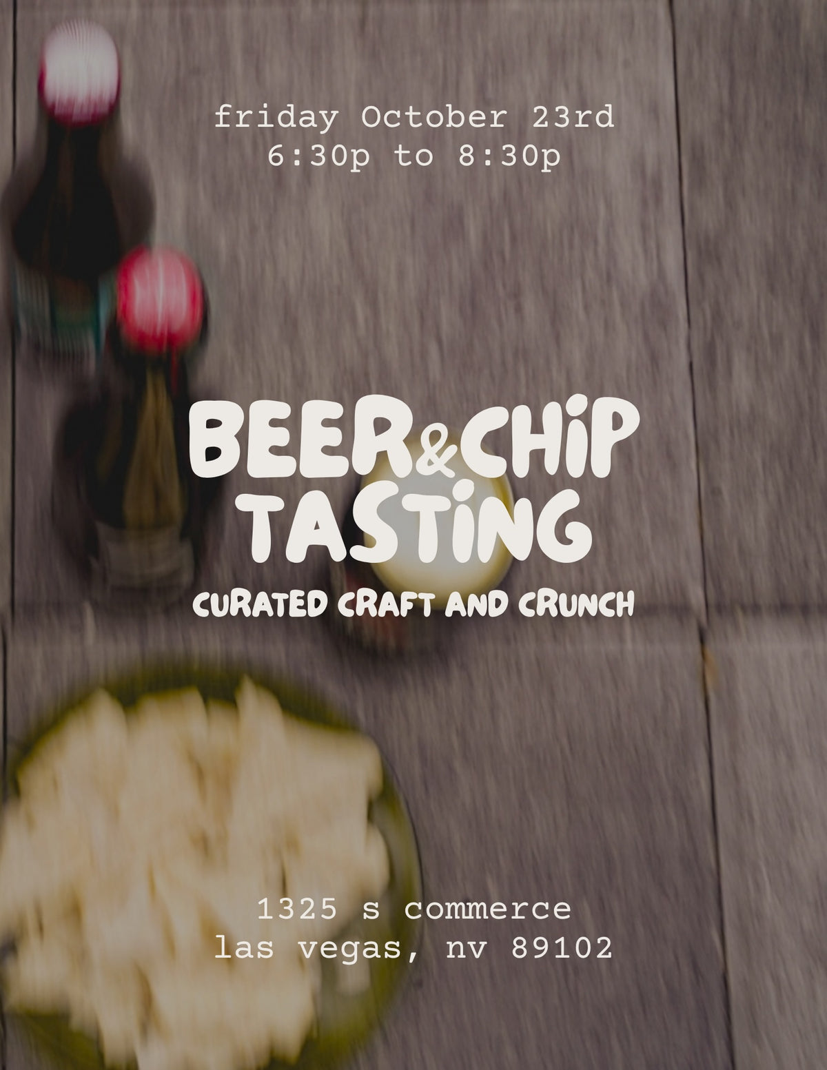 10.23 Beer & Chip Tasting