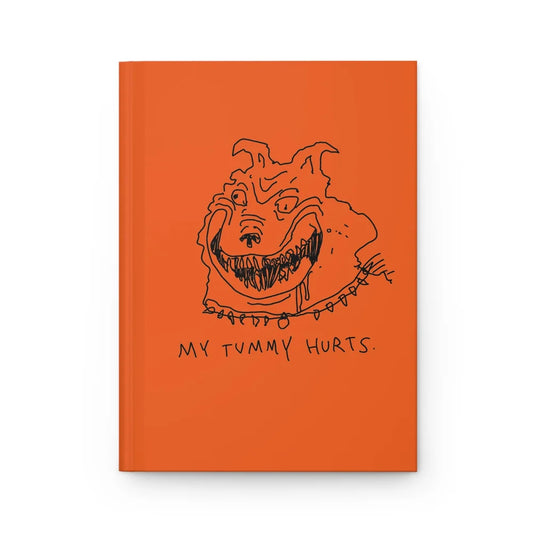 My tummy hurts notebook
