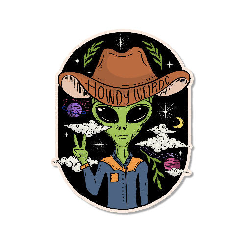 Howdy Weirdo Vinyl Sticker