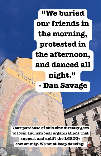 Colorful cocktails zine