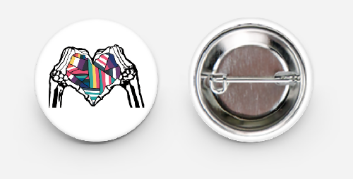 Pride Heart Flags Pin