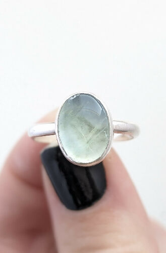 Fluorite Ring, Size 8.5
