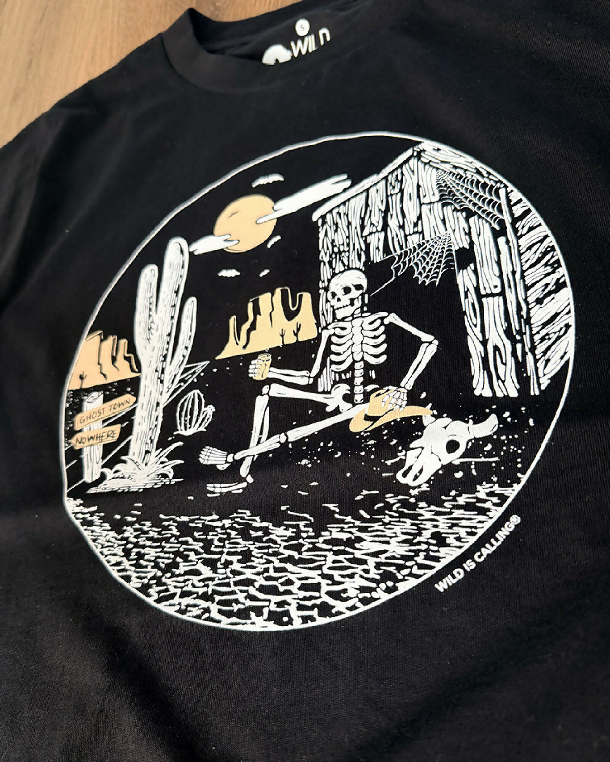 Ghost Town Halloween T-shirt (unisex)