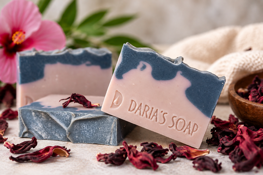 Hibiscus Soap (with Brazilian Purple Clay)