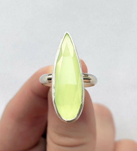 Green Onyx Ring, Size 7.5