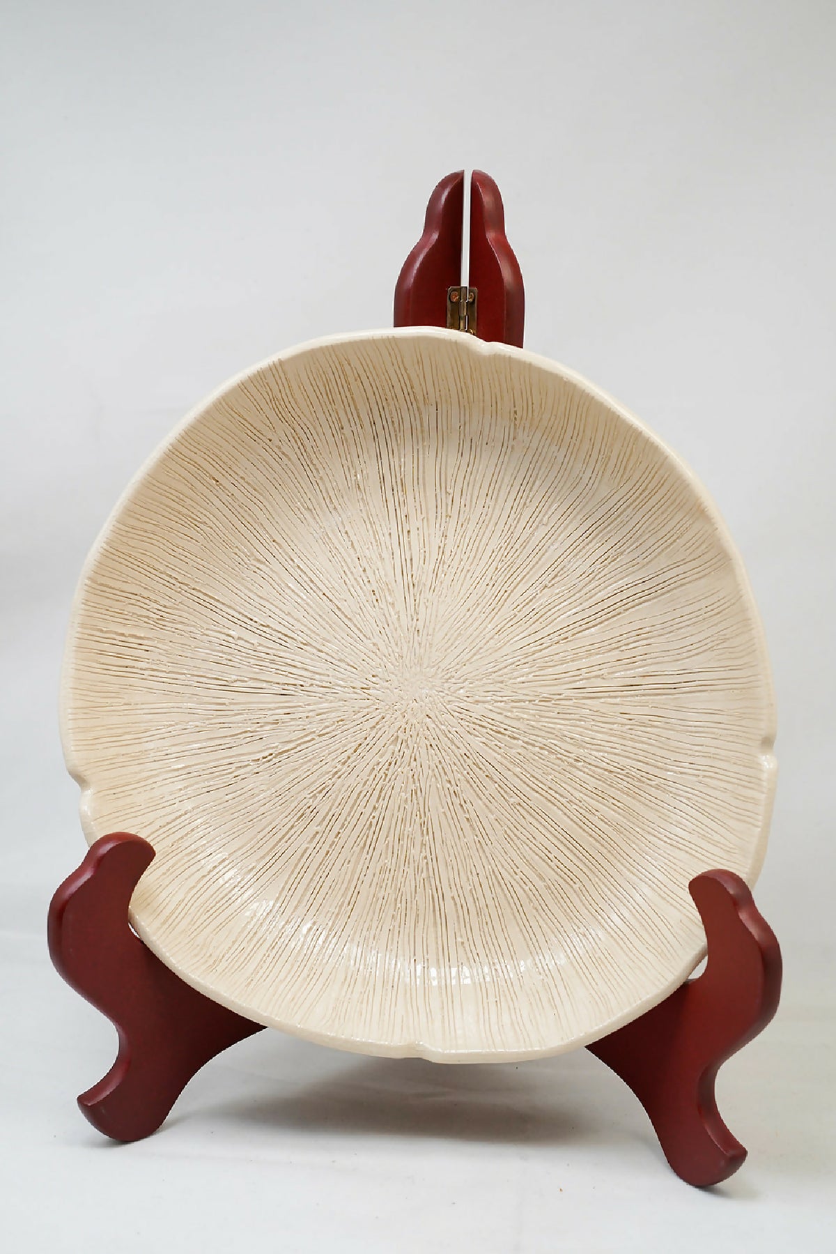 Handmade Ceramic Textured Serving Bowl – 10.5"