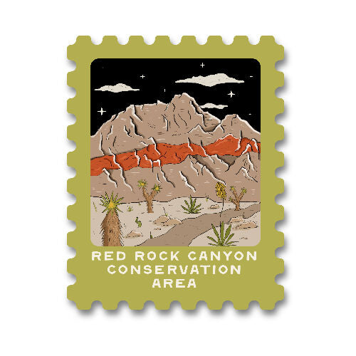 Red Rock Canyon Vinyl Sticker