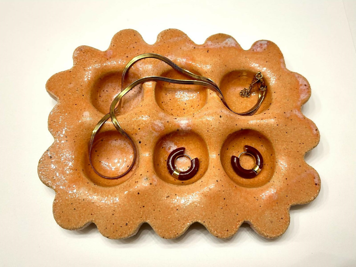 Handmade Ceramic Egg Tray & Jewelry Dish