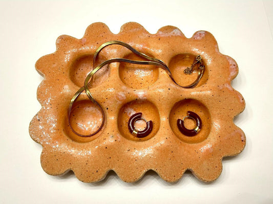 Handmade Ceramic Egg Tray & Jewelry Dish