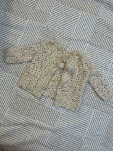 Vintage Keiki Cream Knit Cardigan