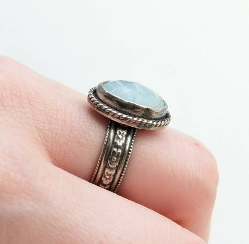 Aquamarine Ring Size 6