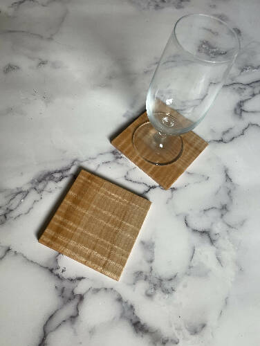 Tiger Maple Coaster (package of 2)