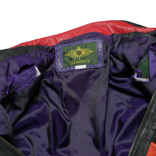 Avanti Colorblocked Leather Jacket