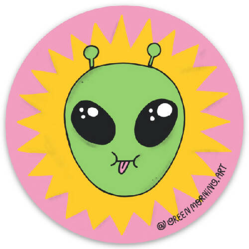 Alien Sticker