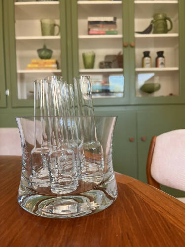shot glasses and ice bucket set