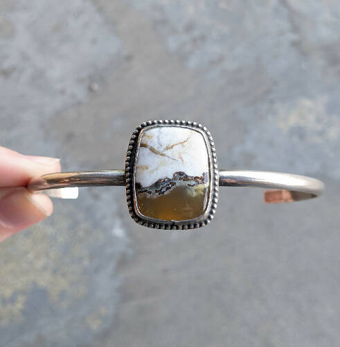 Indonesian Opal Cuff Bracelet