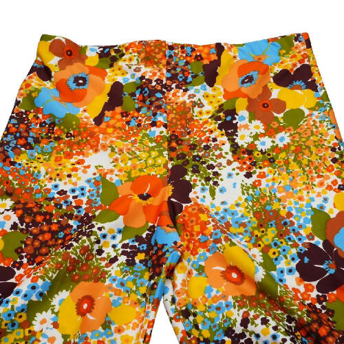 Floral High Waisted Flare Pants