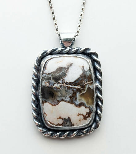 Indonesian Opal Gemstone Necklace