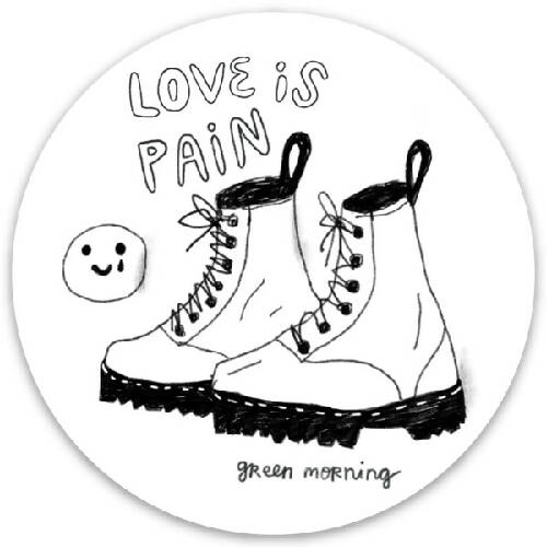Love is Pain Sticker