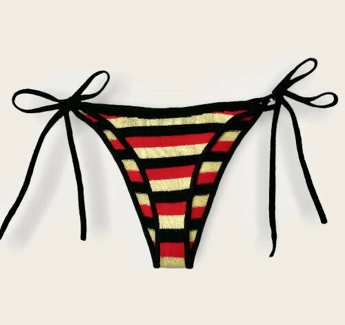 Bikini Striped Cashmere Underwear